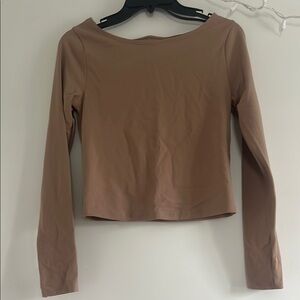 Abercrombie & Fitch Tan Long Sleeve